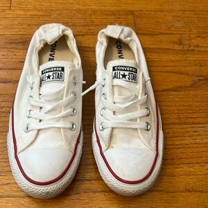 Converse womens white sneakers. 7.5